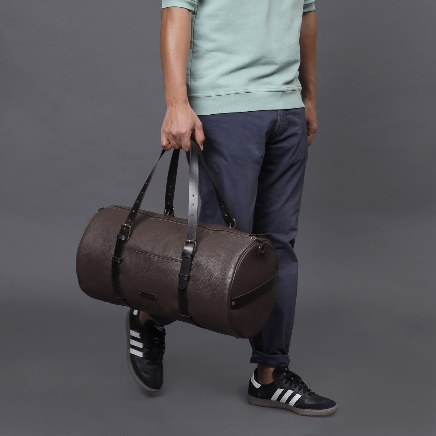 Miami Leather Gym Bag